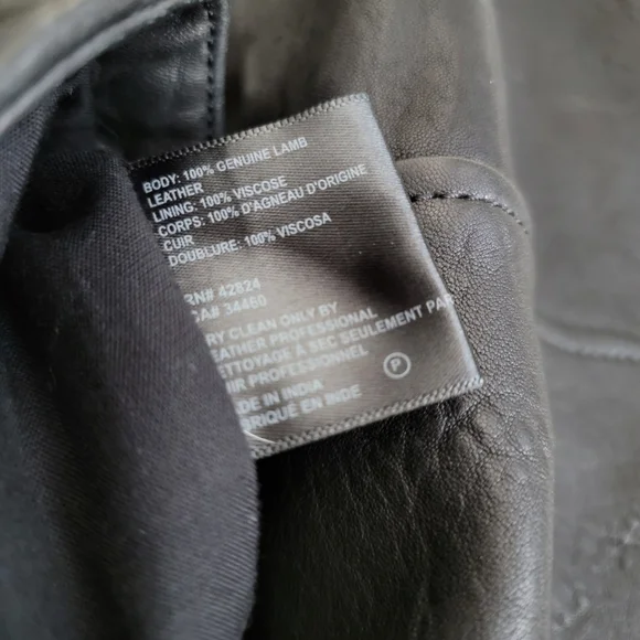 Reformation x Veda Bad Leather Jacket in Black size S NWT - Picture 7 of 7